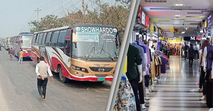 খুলছে শপিংমল চলবে সকল গনপরিবহন