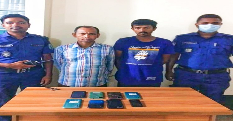 ঘোড়াঘাটে তথ্যপ্রযুক্তি মাধ্যমে ২ মোবাইল চোর আটক