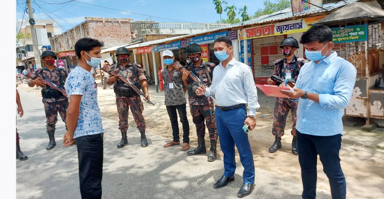 ধামইরহাটে কঠোর লকডাউন বাস্তবায়নে ৬দিনে ৮৬ মামলায় অর্থদন্ড