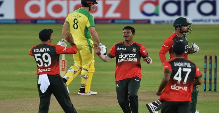 অস্ট্রেলিয়াকে ২৩ রানে হারিয়ে দিল বাংলাদেশ