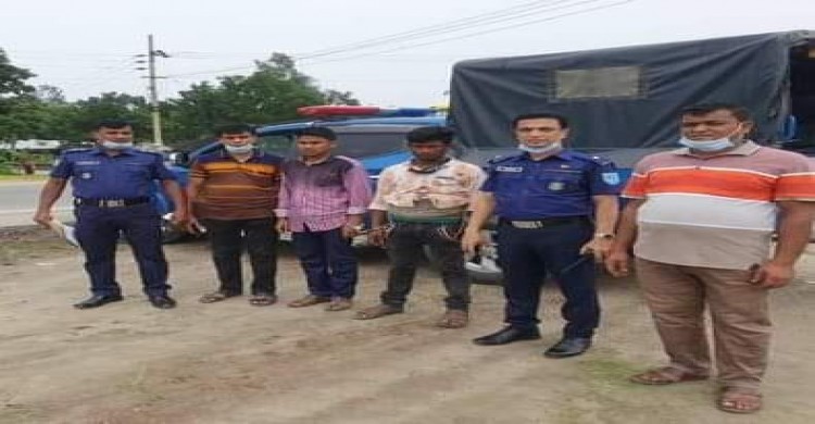 পলাশবাড়ী থানা পুলিশের গাড়ী চেকিংকালে ১ কেজি শুকনা গাঁজাসহ গ্রেফতার-২