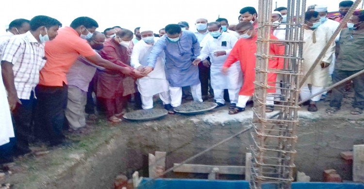 মানবতার বন্ধনে এতিমখানা ও মসজিদের নির্মাণ কাজের শুভ উদ্বোধন