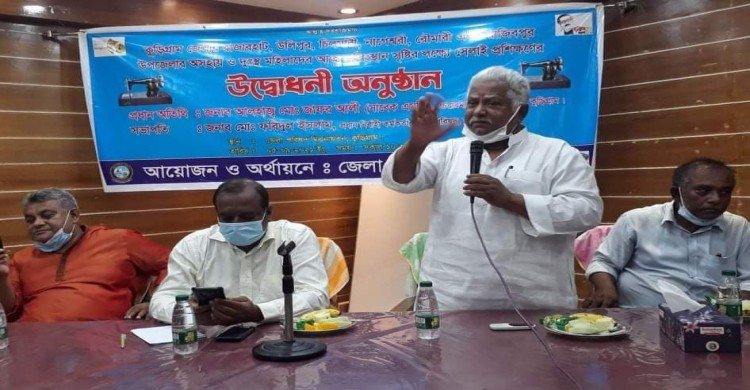 কুড়িগ্রামে অসহায় ও দুঃস্থ মহিলাদের সেলাই প্রশিক্ষণের উদ্বোধন